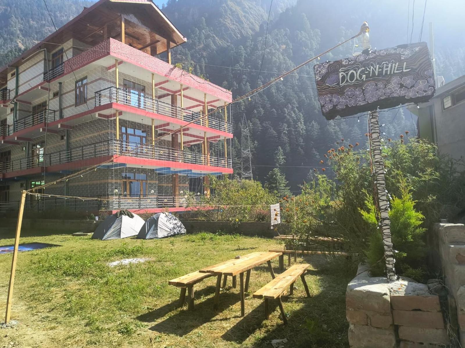 Dog N Hill Hotel Kasol Buitenkant foto